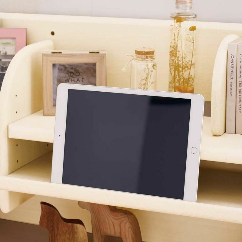 CDコンパクトステップアップデスクホワイトウォッシュ色CDR-985/CDR