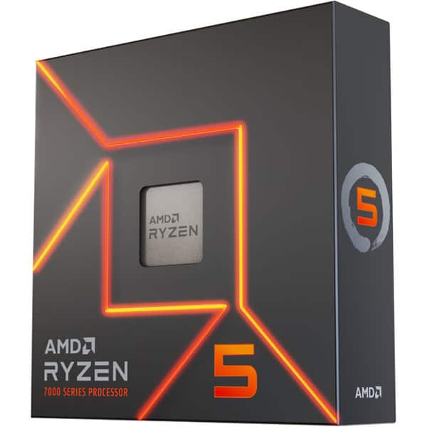 Procesor AMD Ryzen 5 7600X, 4.7GHz/5.3GHz, Socket AM5, 100