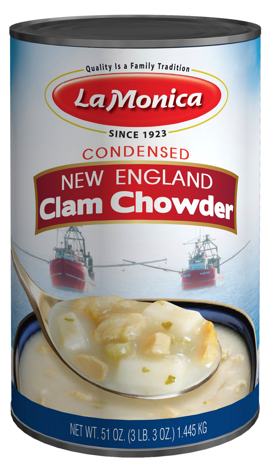 LaMonica New England Clam Chowder 51 oz – LaMonica Fine Foods