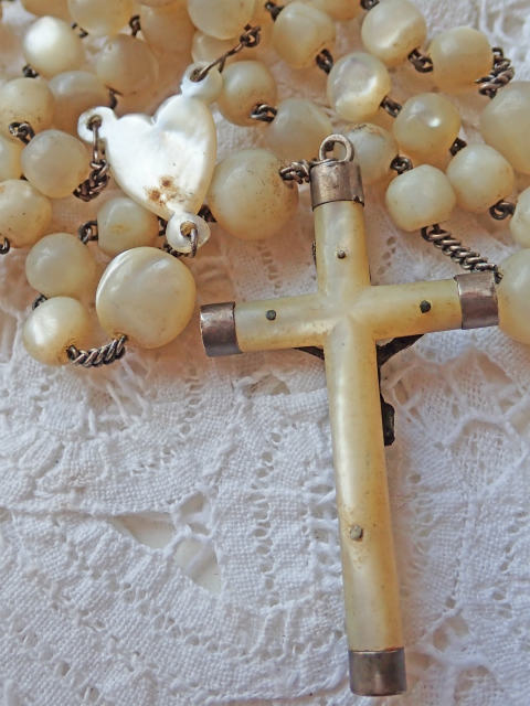 白蝶貝マザーオブパール珠】【チェーンパーツ類シルバー製】【白蝶貝