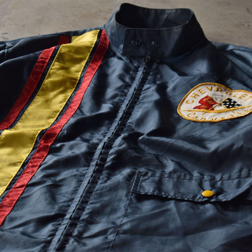 70's Chevrolet ワッペン付き レーシング ナイロンジャケット 231108H