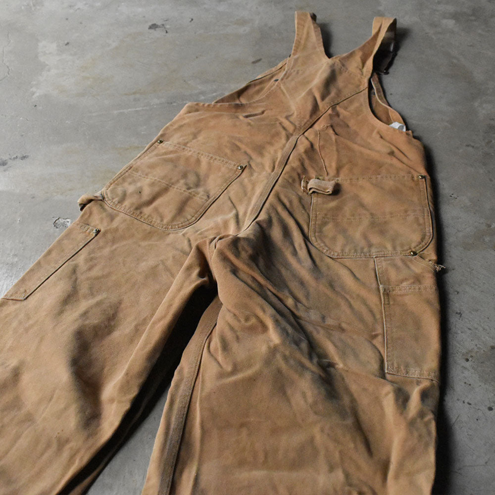 80-90's Carhartt ダブルニー！ ダック オーバーオール USA製 240501