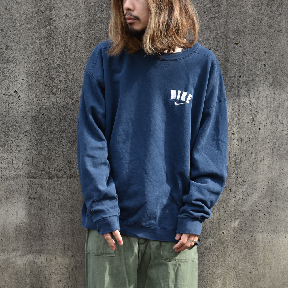 90's NIKE ロゴ刺繍 スウェット USA製 250401 – LABORATORY®