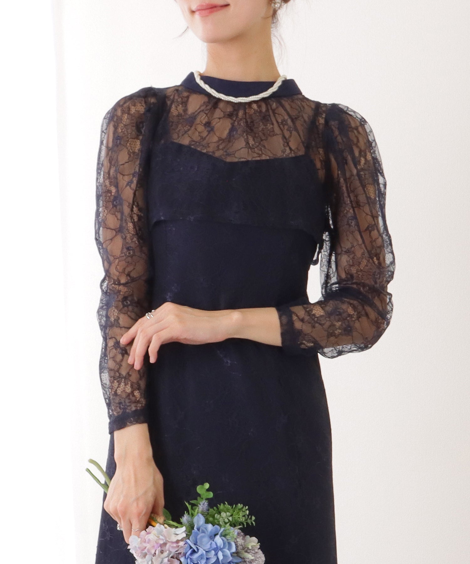 3WAY レース ボレロ付き キャミソール ワンピース – Lace Ladies