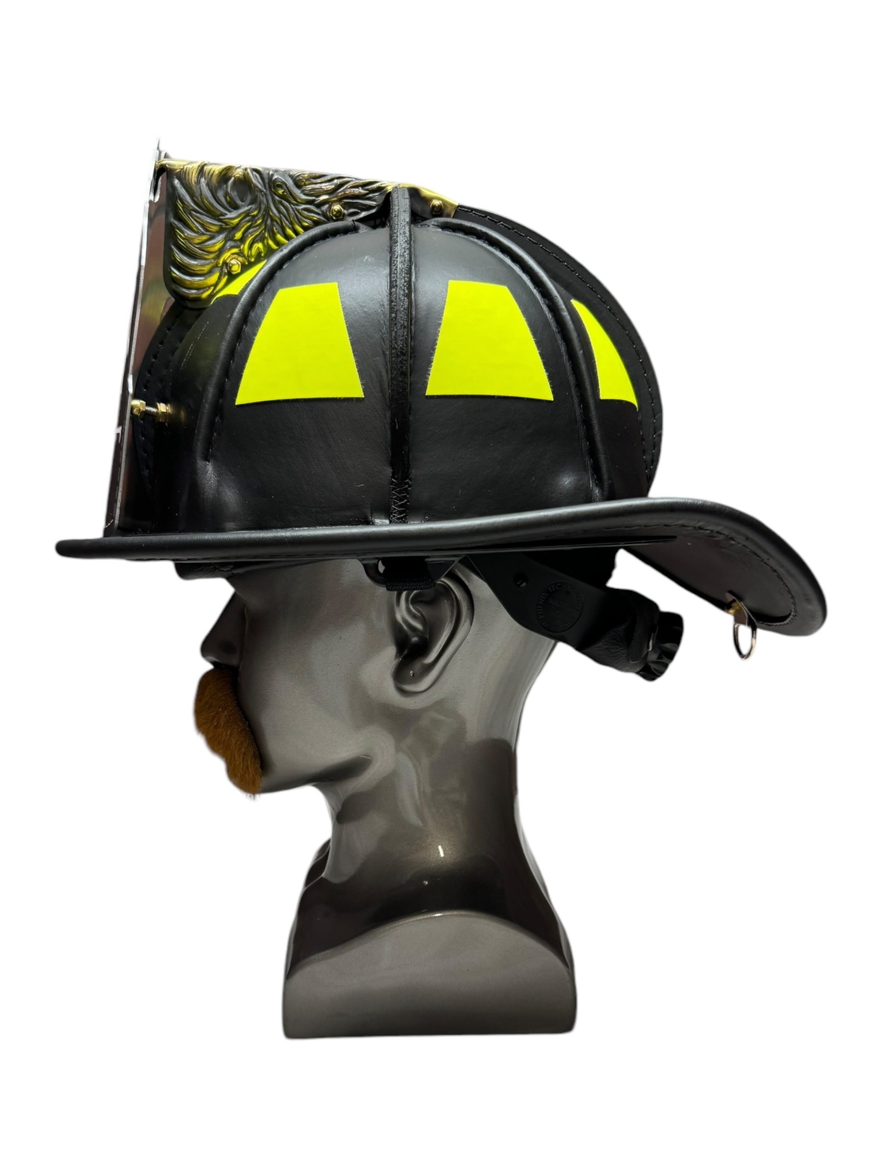 TL2 Flat Black Leather Helmet (NFPA) – Phenix Bend | Ladder Co Leather