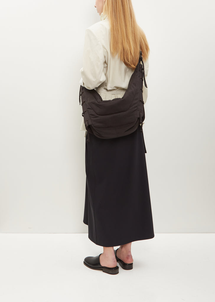 Medium Soft Game Bag — Dark Chocolate – La Garçonne