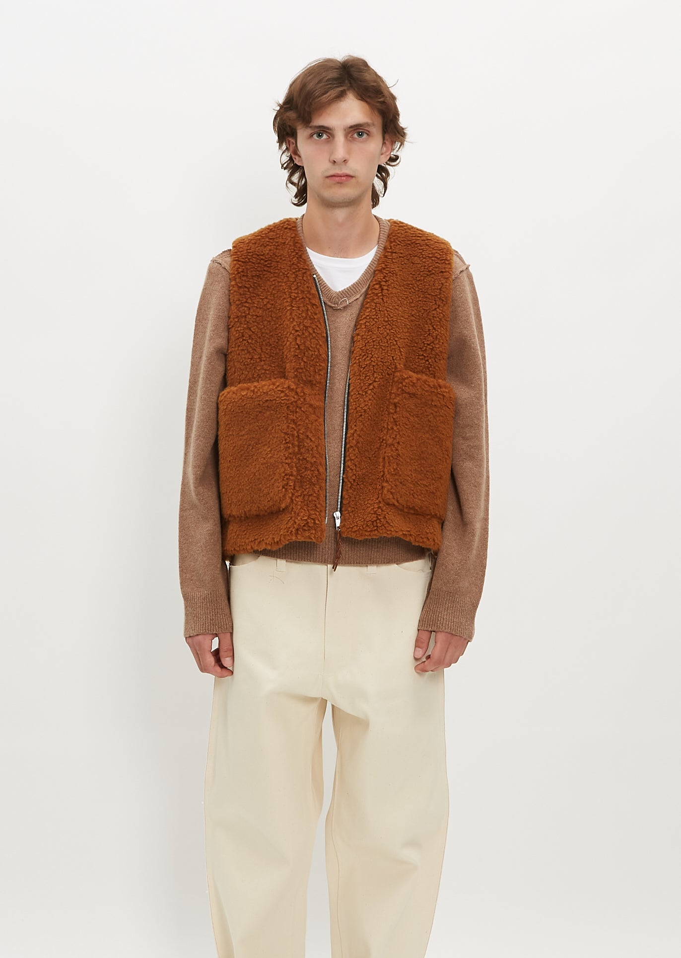 Zip Wool Vest – La Garçonne