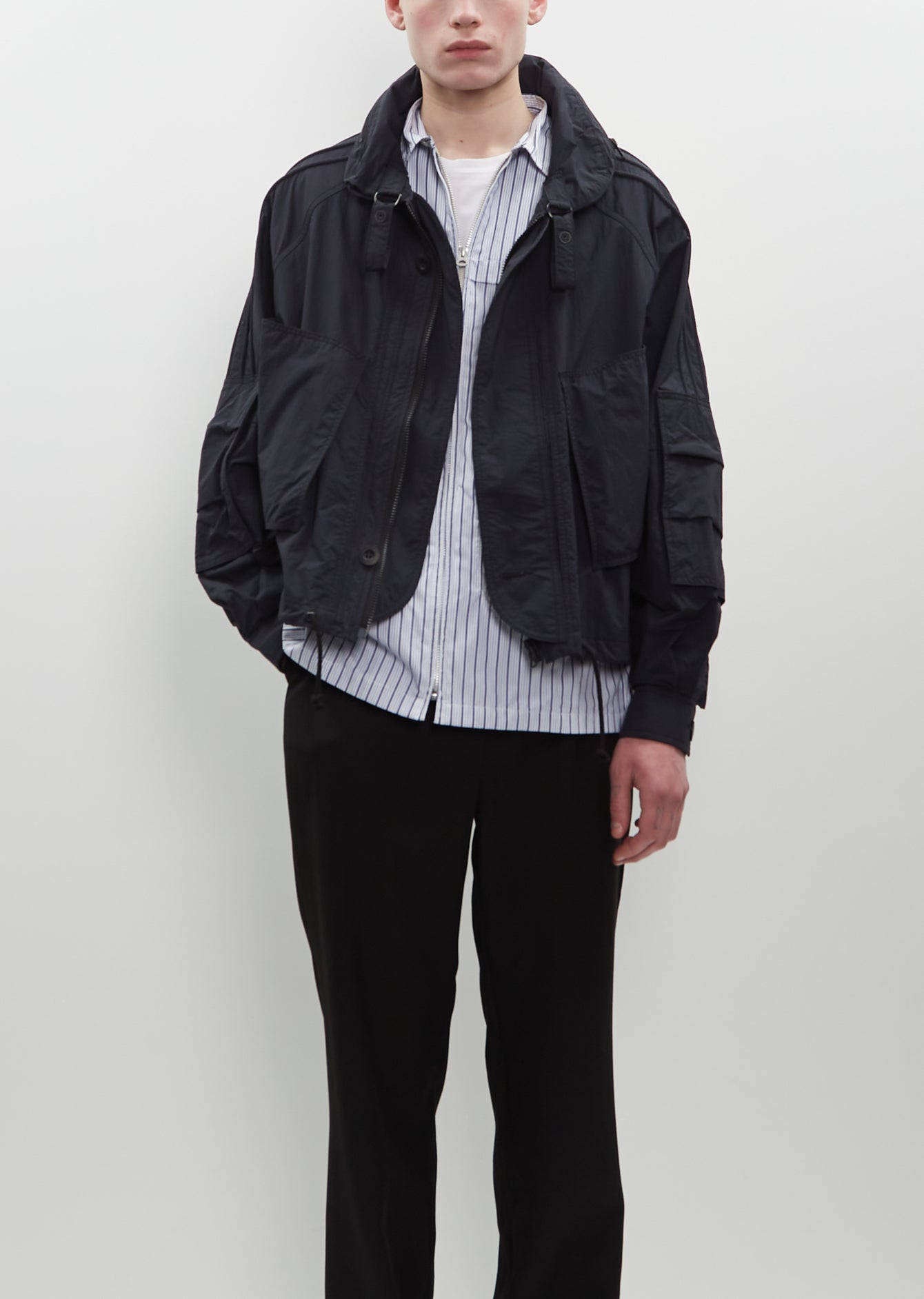 Nylon Rip Stop Blouson – La Garçonne