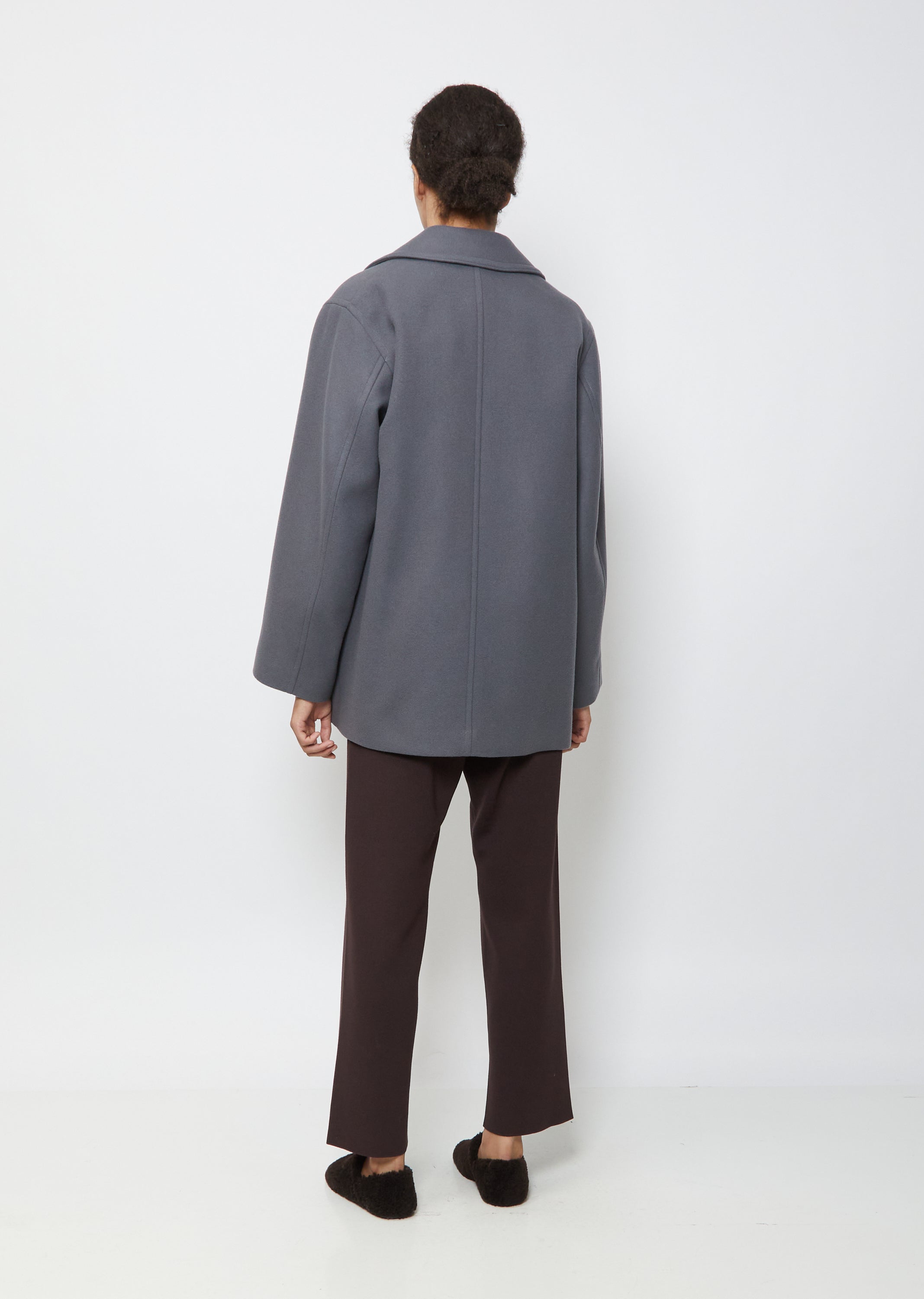 Light Melton Half Coat – La Garçonne