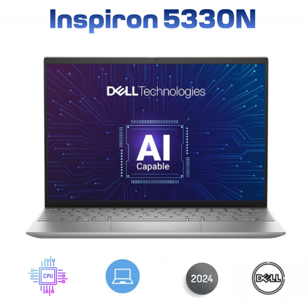 Dell Insprion 13 5330N (2024) Core™ Ultra 5 125H, RAM 16GB, SSD