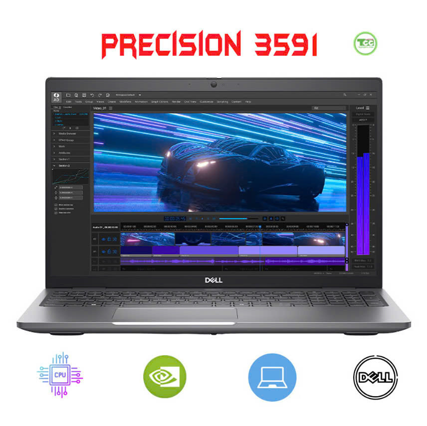 Dell Precision 15 3591 (2024) Core™ Ultra 7-175H, RAM 16GB, SSD