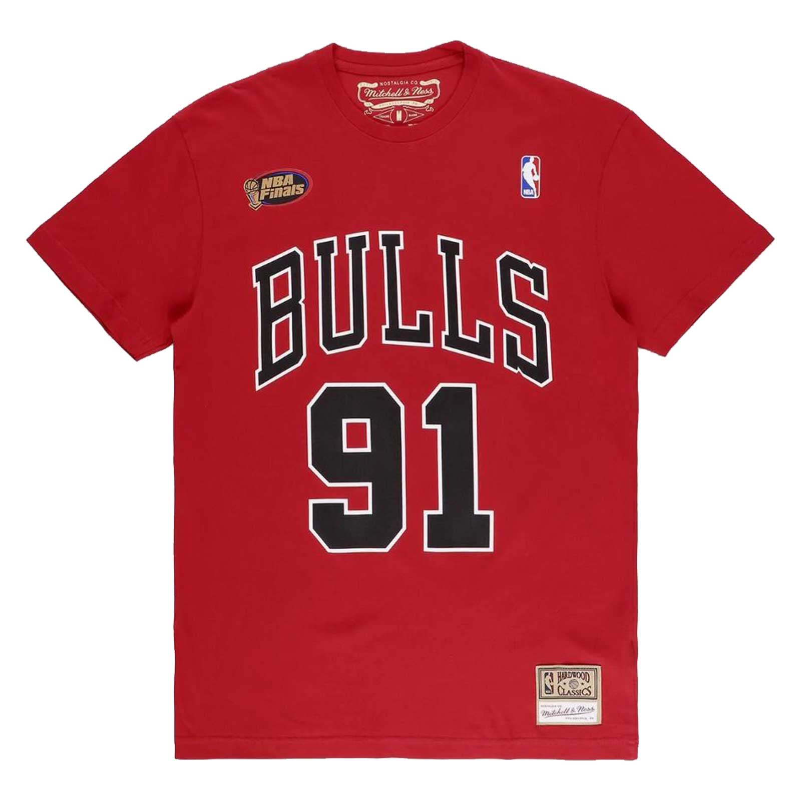 Mitchell & Ness NBA NN Tee Bulls Dennis Rodman #91 (BMTRINTL1074