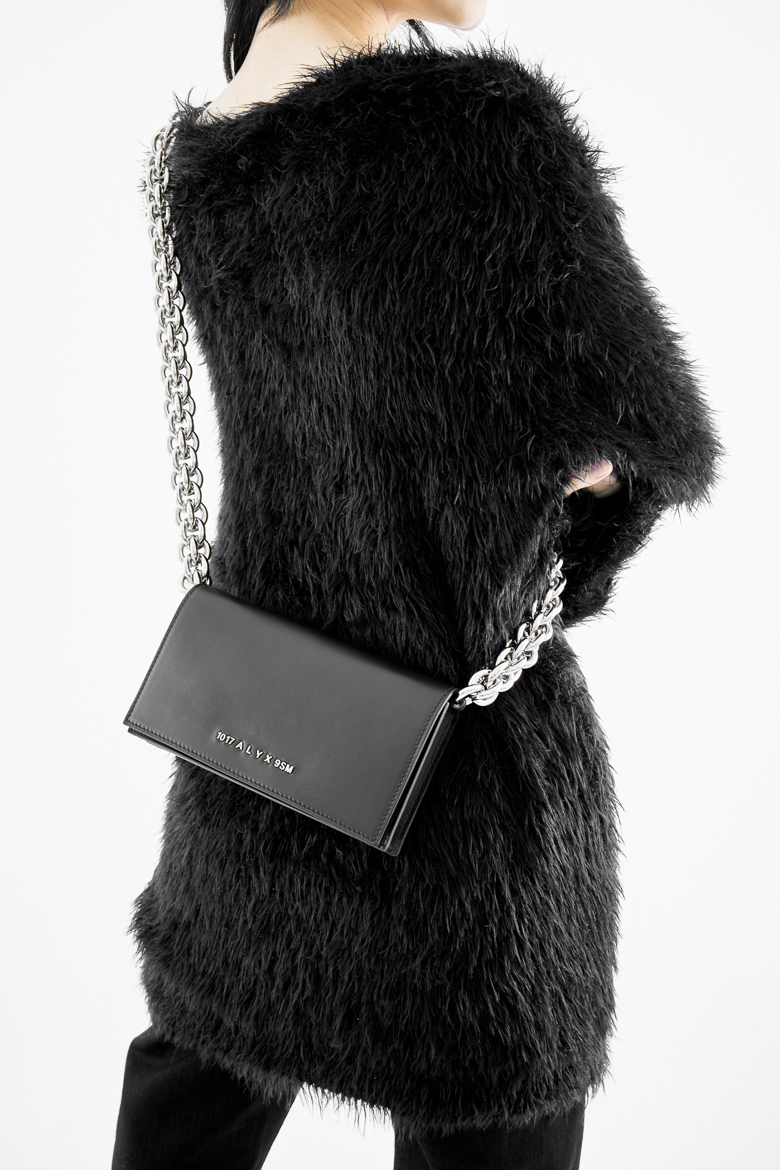 1017 ALYX 9SM | FEATHER CREWNECK SWEATER BLACK | L'ARMOIRE