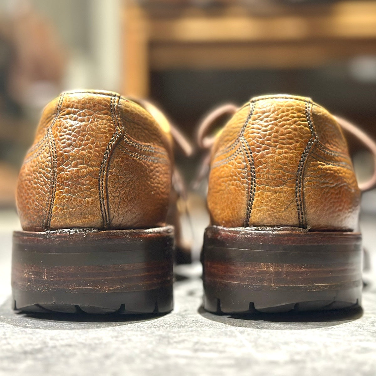 美品【JOSEPH CHEANEY】ジョセフチーニー ストアシー プレーントゥ