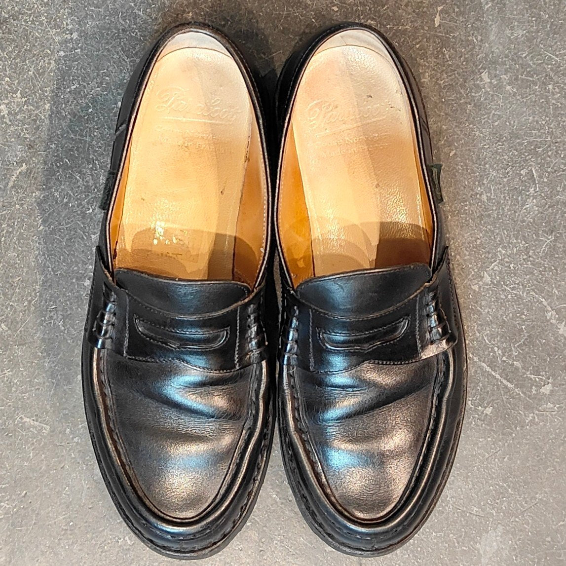 Paraboot】パラブーツ ランス コインローファー リスレザー ブラック