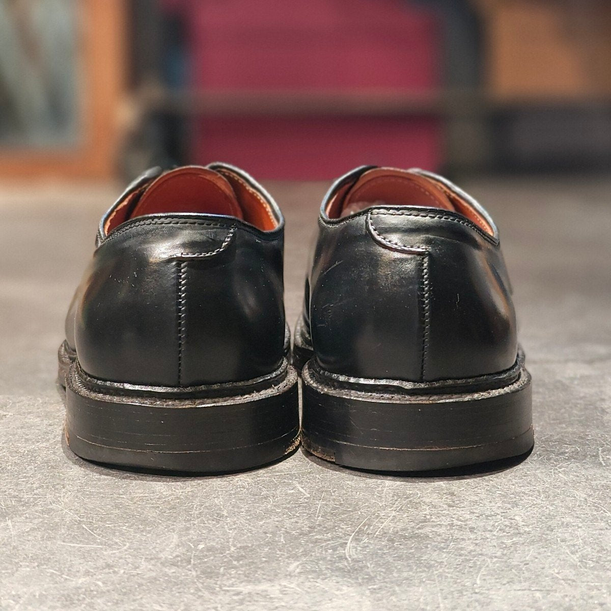 美品 【ALDEN】オールデン 9901 プレーントゥ コードバン ブラック