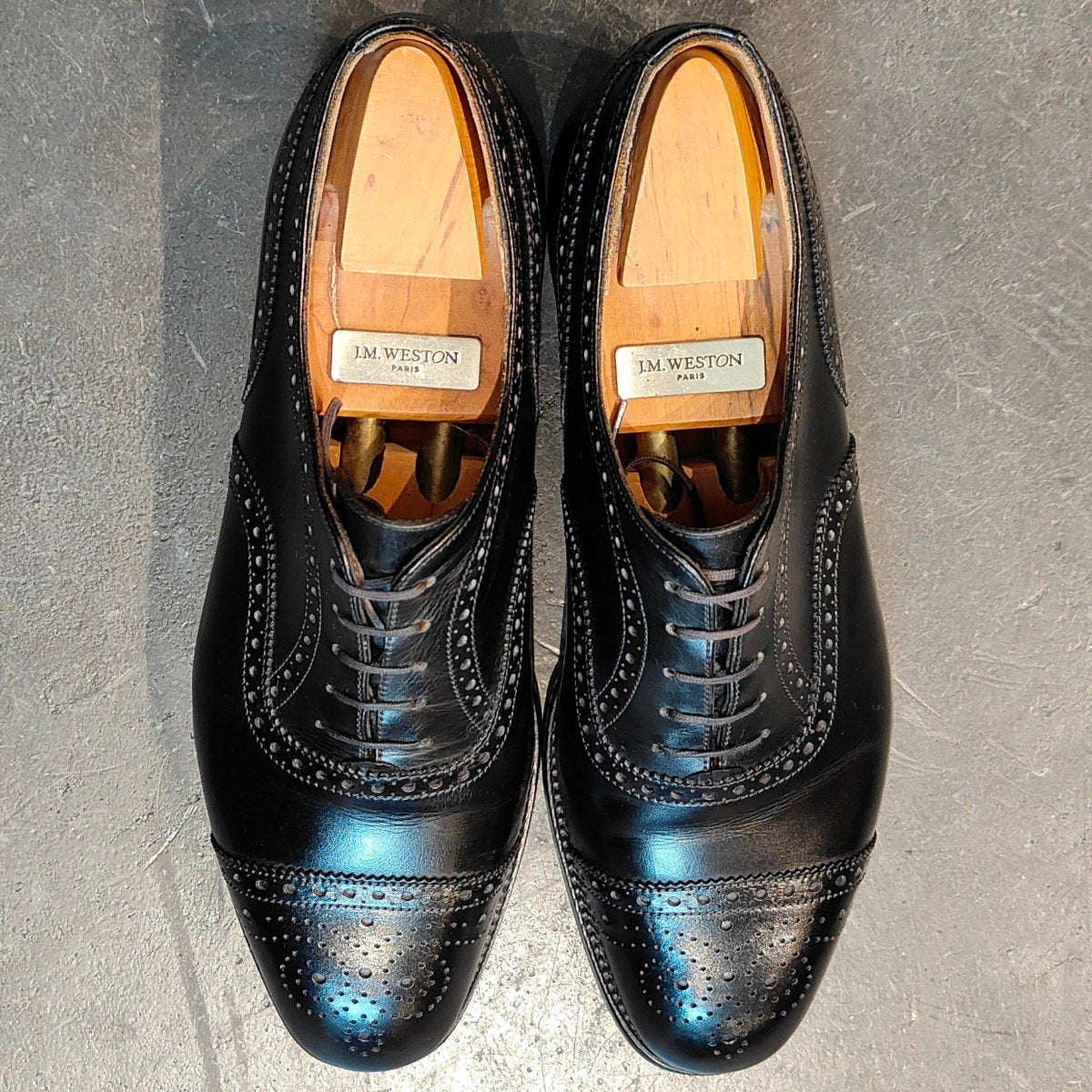 希少 美品【J.M.WESTON】ジェイエムウエストン 310 セミブローグ