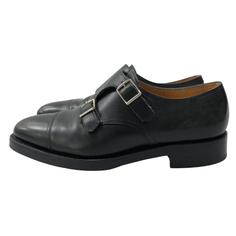 美品【JOHN LOBB】ジョンロブ ウィリアム ダブルモンク グレインレザー