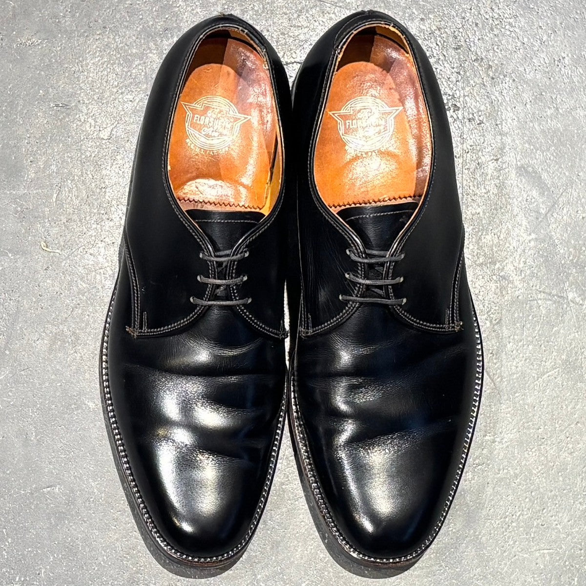 FLORSHEIM】フローシャイム 1960年代 Vチップ フロントダービー 3