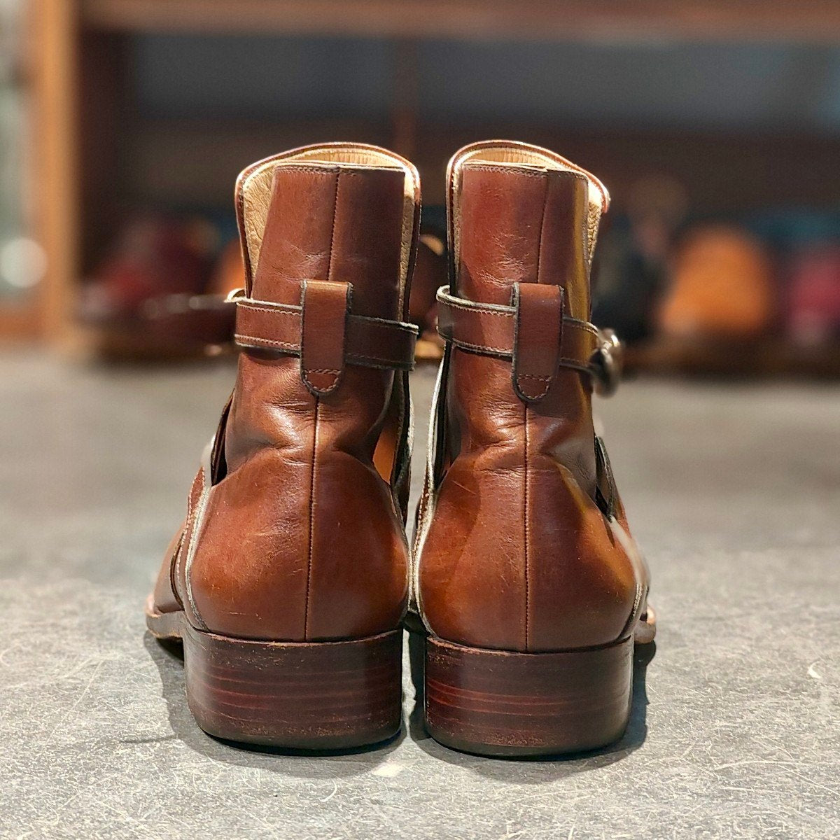 希少 【TANINO CRISCI】タニノクリスチー ジョッパーブーツ カーフ