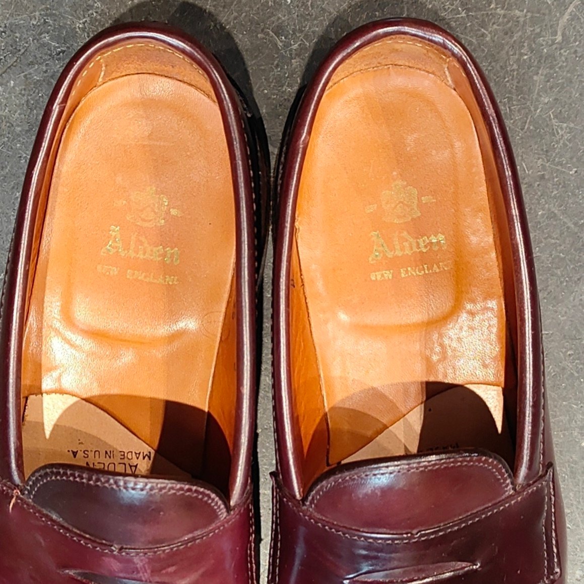 ALDEN】オールデン 986 ペニーローファー コードバン ダーク