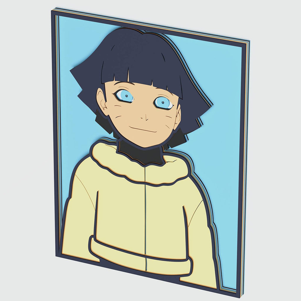 Himawari Uzumaki Layered Design for cutting - LaserCraftum