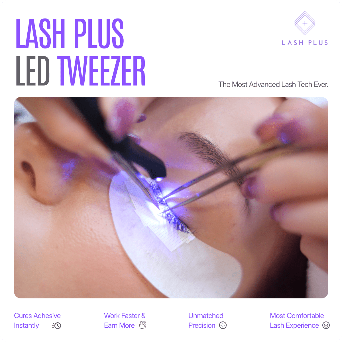 Lash Plus - LED Tweezer