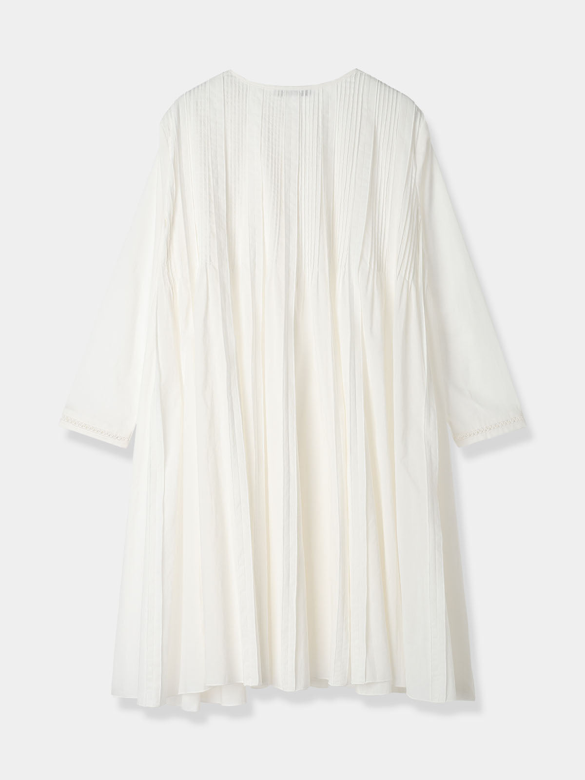 再入荷】Pin-tuck Lace Mini Dress – L'AUBE BLANC