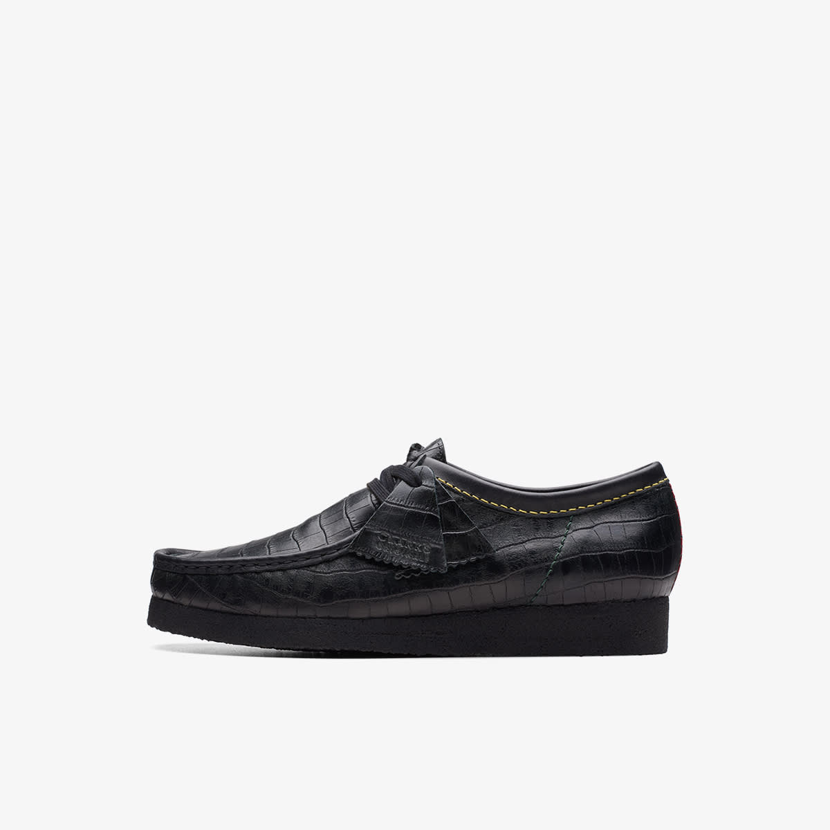Clarks Originals x Wacko Maria Wallabee (Black Leather Croc) | END