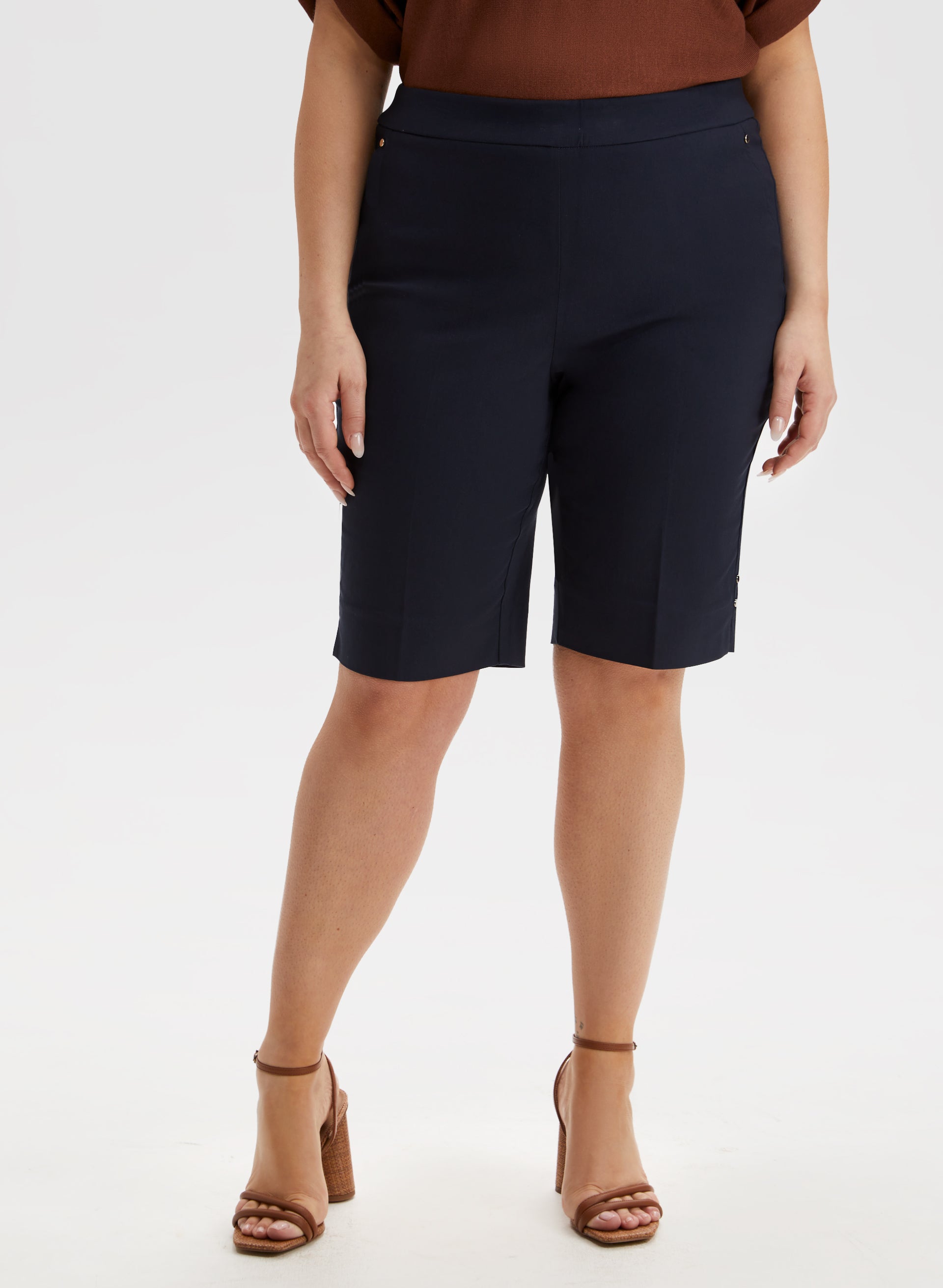 Pull-On Bermuda Shorts