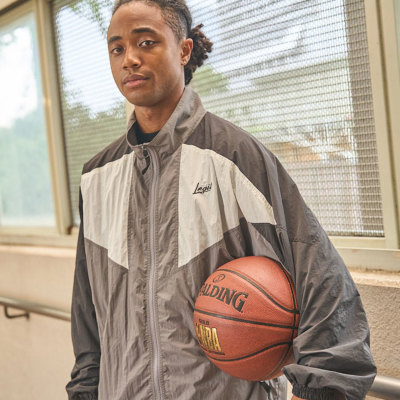 LEGIT ナイロンジャケット【90's Cutting Jacket】GRAY 2502-3001