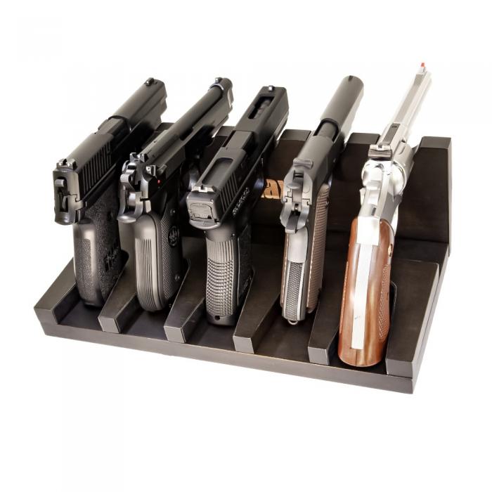 木製ハンドガンスタンド(組み立て式)340-120DB [satellite/サテライト]