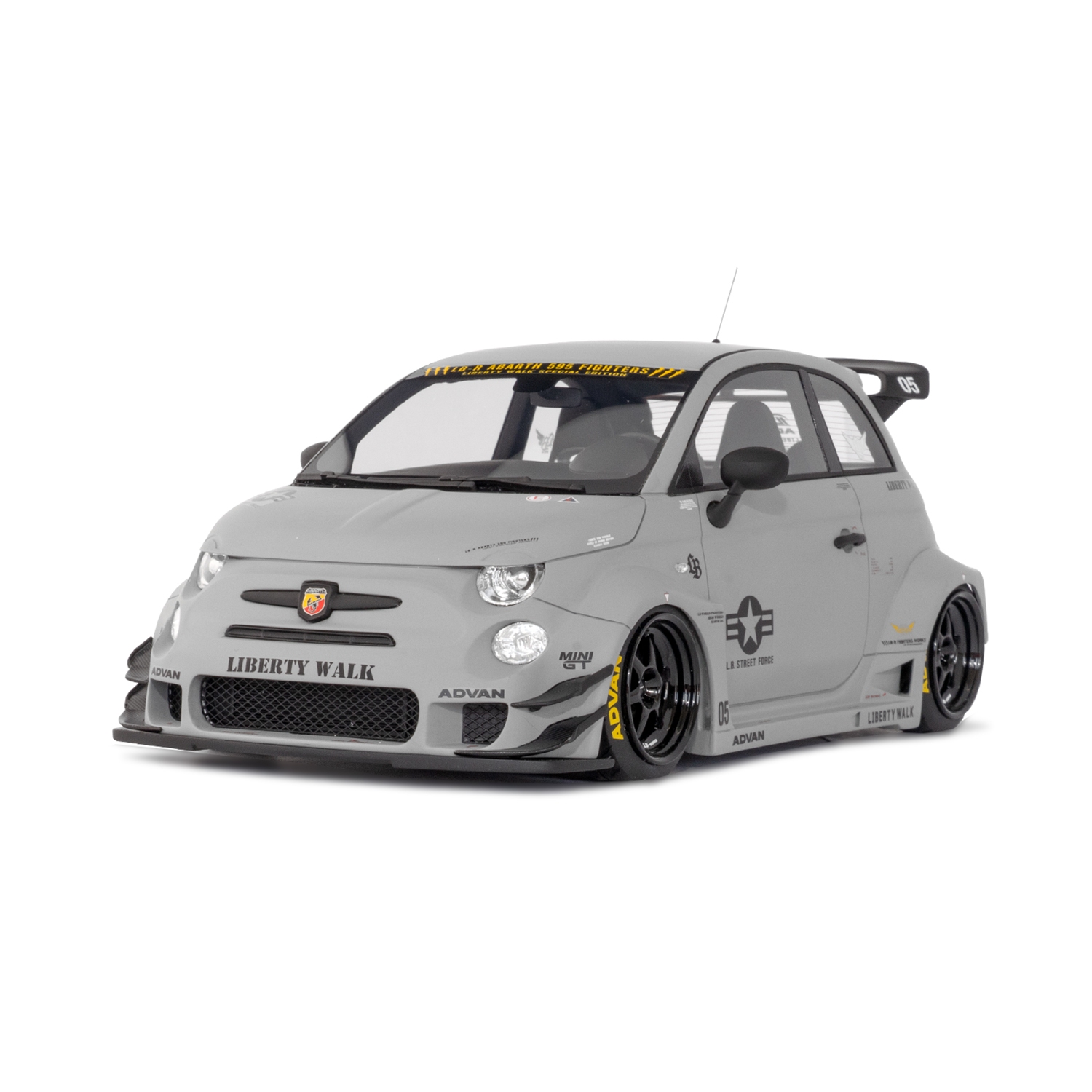 TOPSPEED 1/18 Abarth 595 LB-WORKS x Abas Works Fighters - LB
