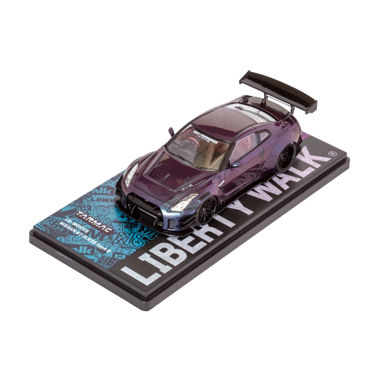 TARMAC 1/43 LB-WORKS NISSAN GT-R R35 type 2 Midnight purple - LB