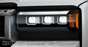 ランドクルーザー250丸目ヘッドライトの詳細。グレードによって装着