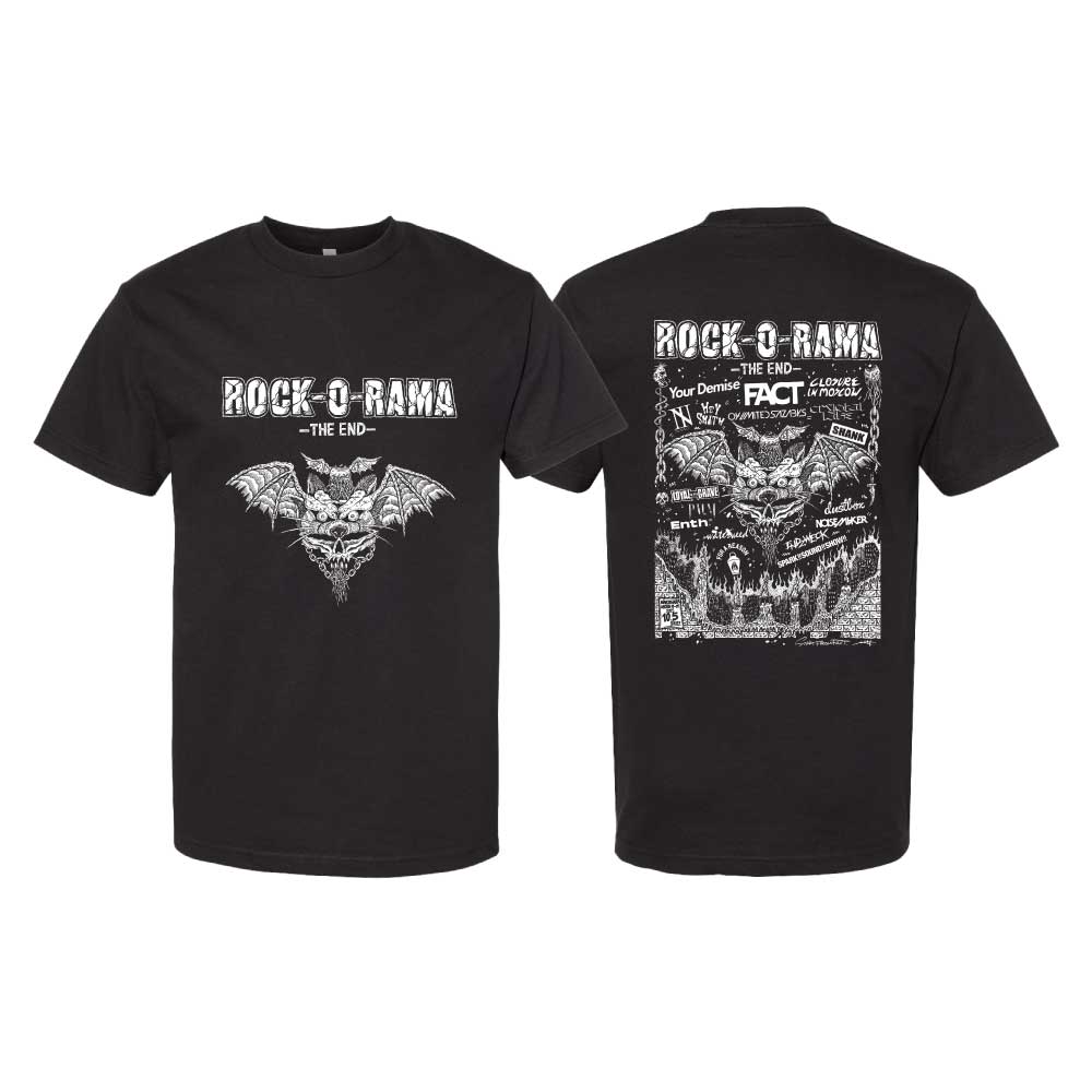 1.【OFFICIAL】ROCK-O-RAMA-THE END Tee | [ROCK-O-RAMA-THE END