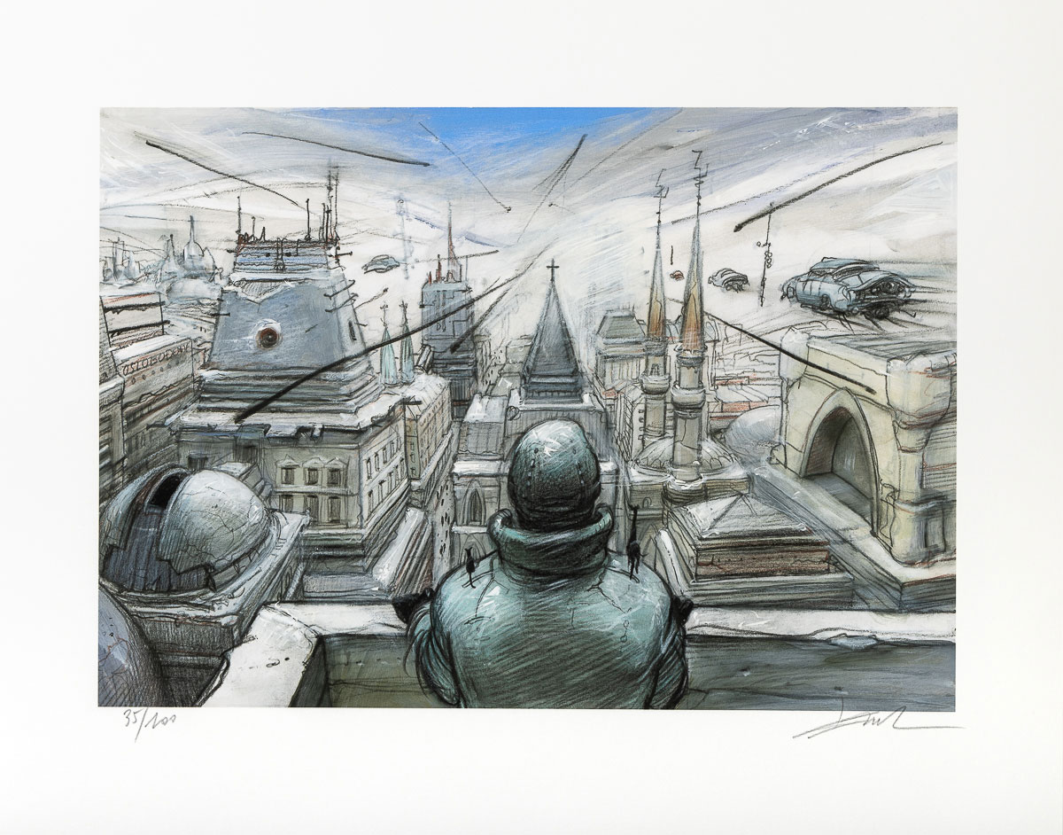 Enki Bilal Fine Art Pigment Print : Monstre