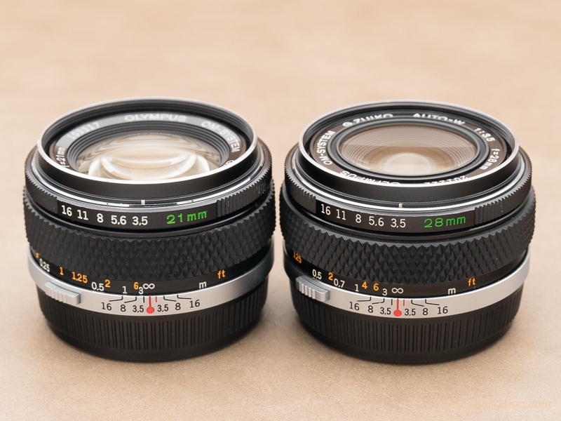 超コンパクト】OLYMPUS OM ZUIKO AUTO-W 21mm F3.5 外観レビュー