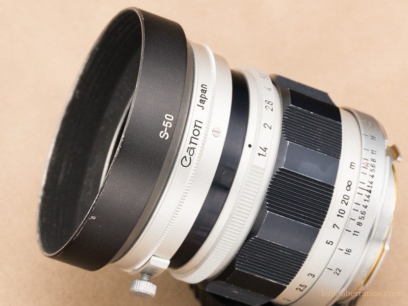 Canon 50mm F1.4 II (L39) 外観レビュー | 収差Love