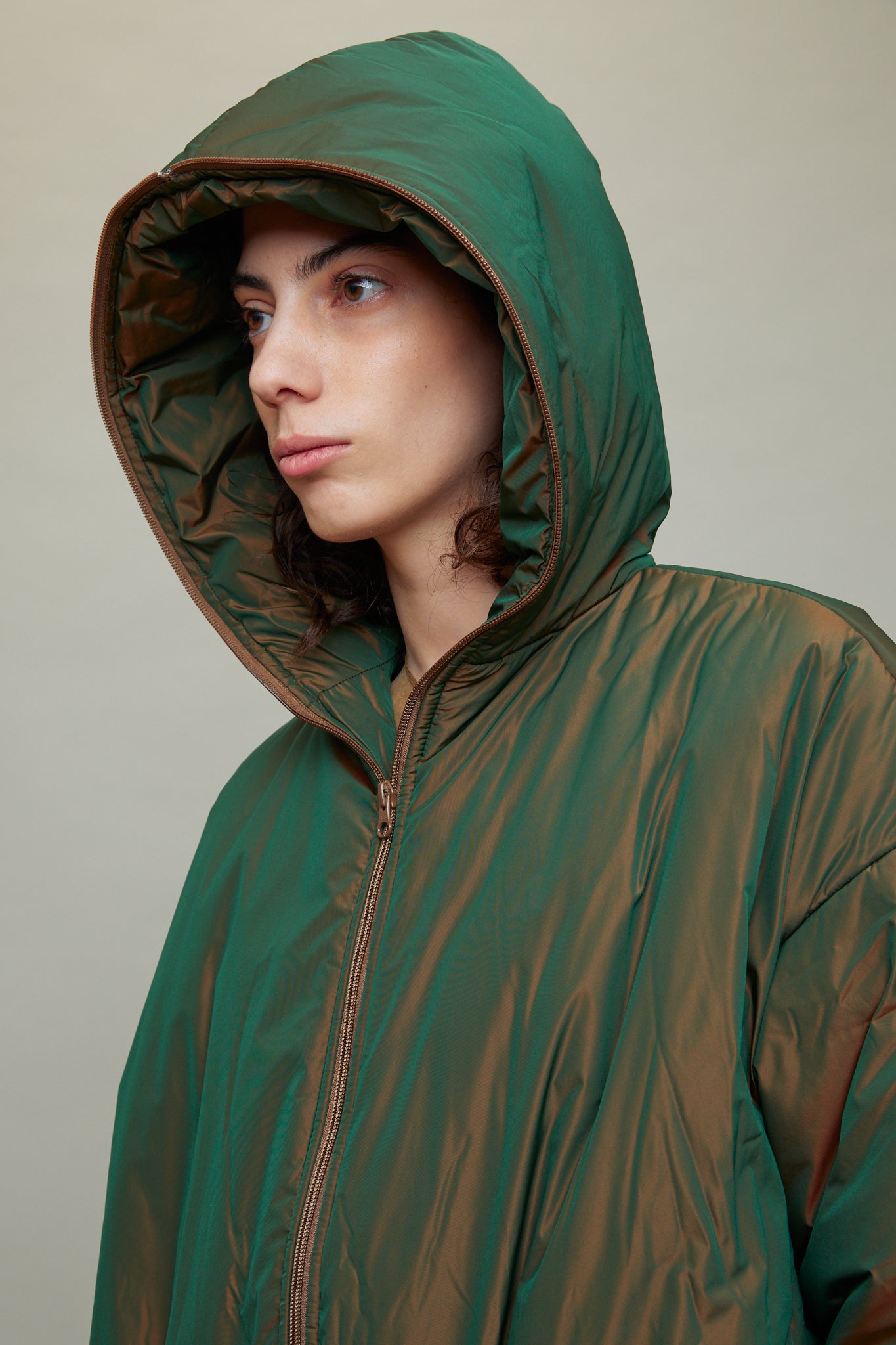 No. 299 Limonata Puffer Hooded Jacket in Copper – L'ENSEMBLE