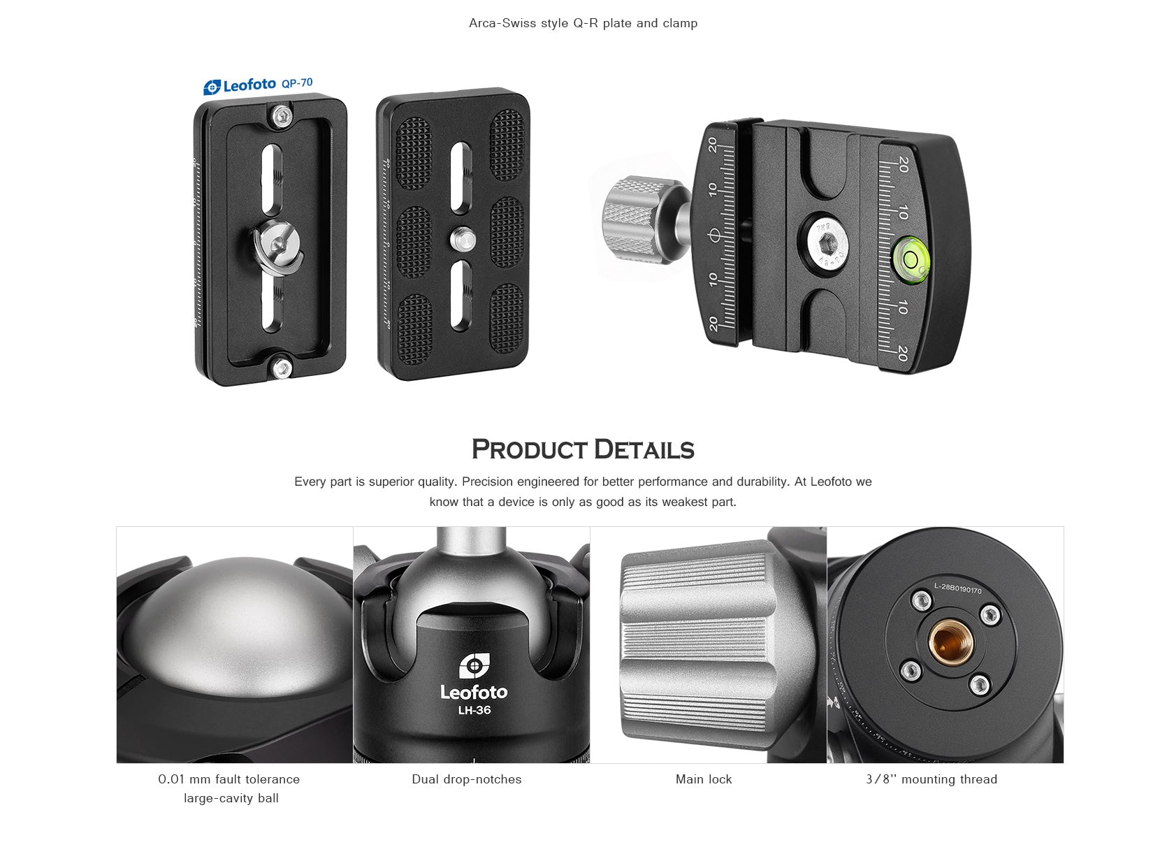 Leofoto LS-284C X Version Ranger Series Tripod + Ballhead Set