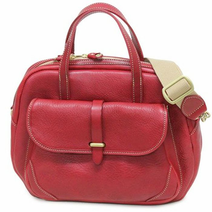 美品 PORCO ROSSO フロントポケットタウンボストンバッグS 【公式通販】