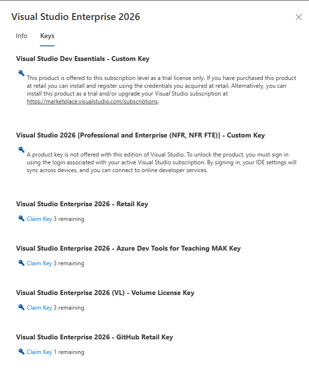 サブスクリプションでソフトウェア タイトルをダウンロードする