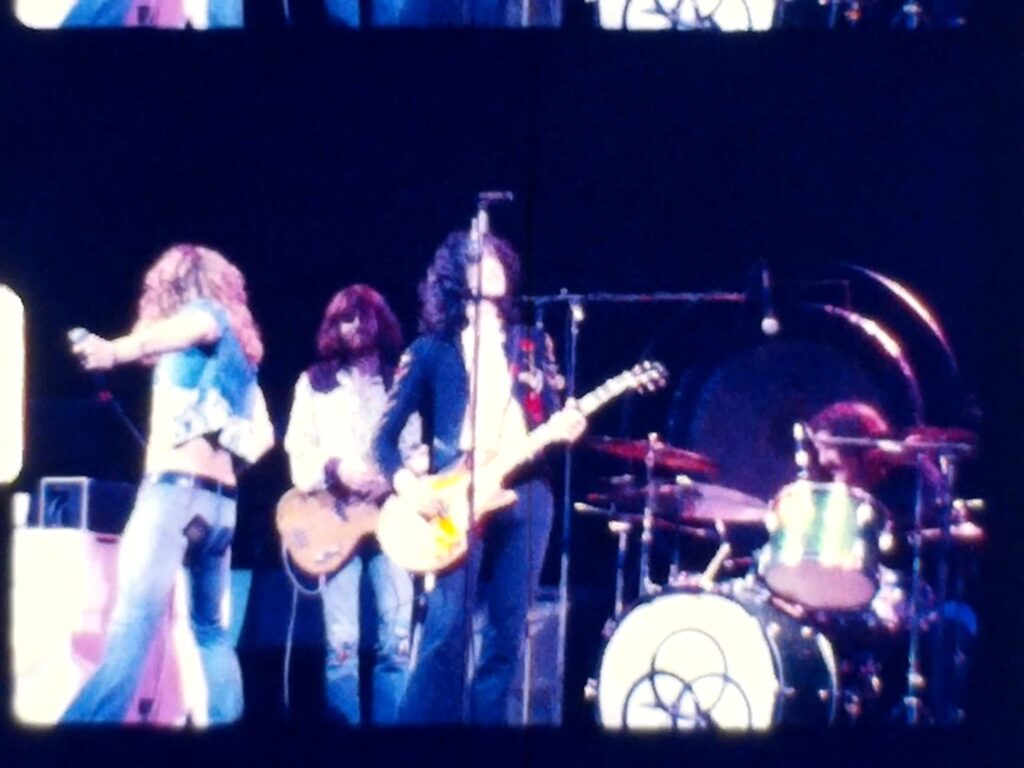 How previously unseen footage of Led Zeppelin performing in Vienna