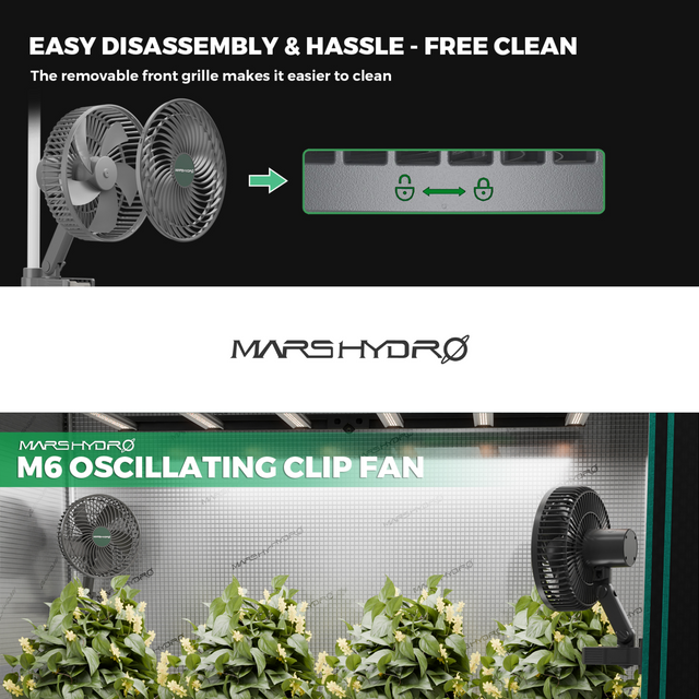 Mars Hydro M6 Clip On Fan – ledgrowstore.co.uk