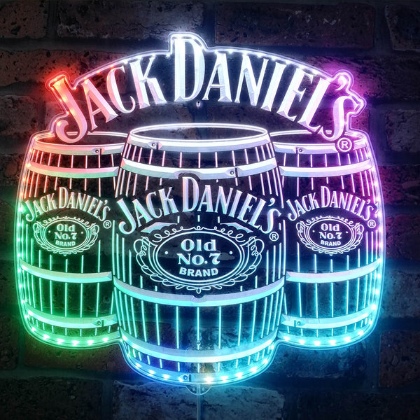 Jack Daniel's ネオン風サイン Jack Daniels Glass Neon Light Sign 17