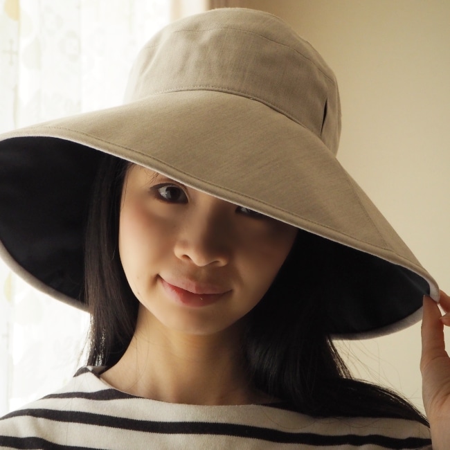紫外線対策！サンバリア100のナチュラルハット | LEE