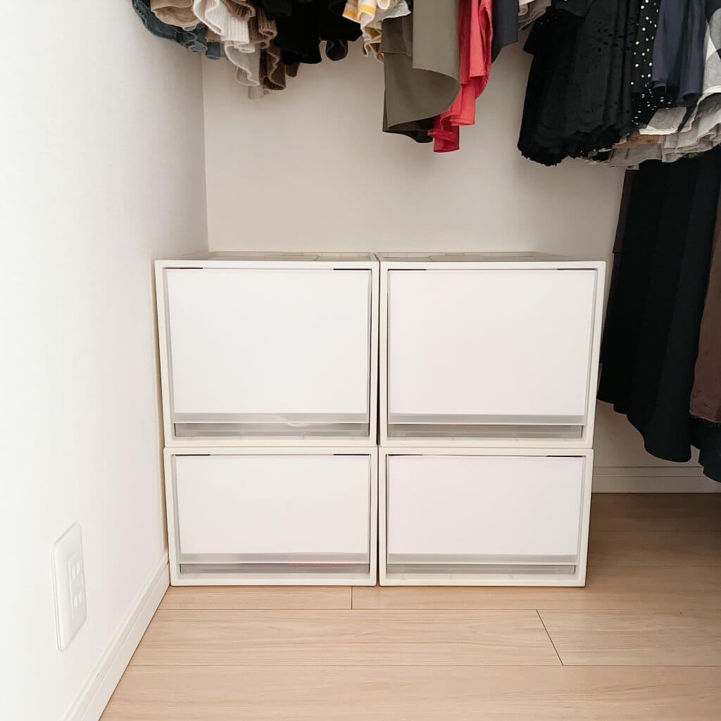 見た目スッキリ◎クローゼット収納の見直し | LEE