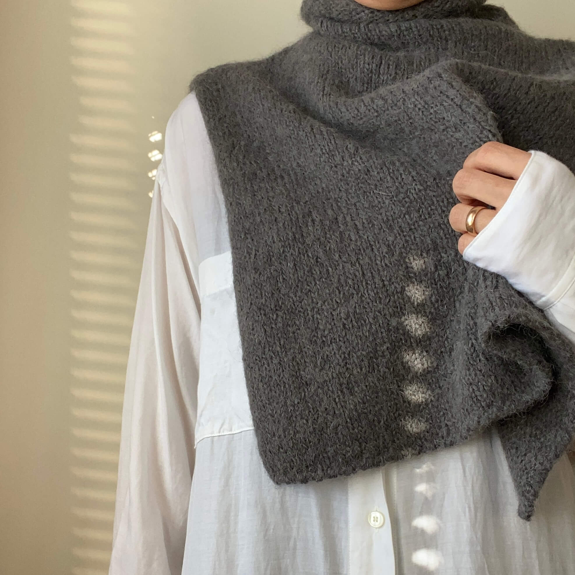 evam eva｜alpaca wool snood | LEE