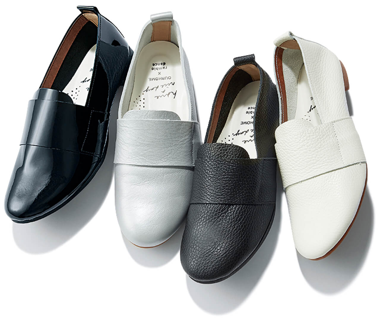 OURHOME Emiさん×ランブルダンス】レザースリッポンに黒エナメルが登場